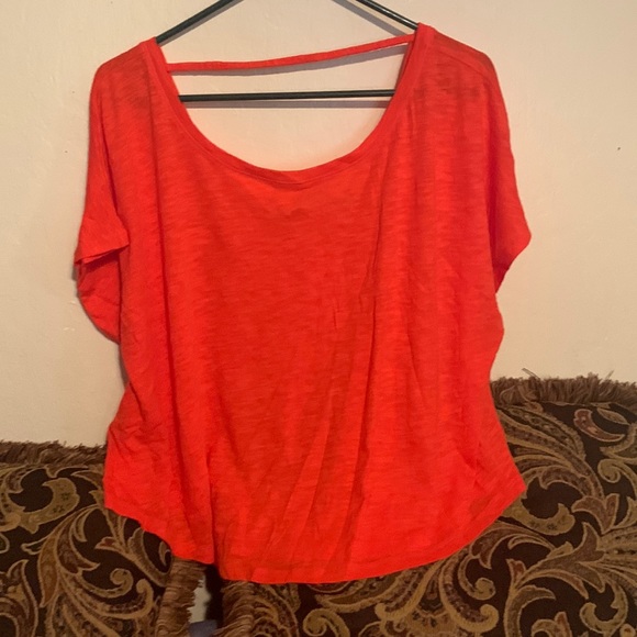 Athleta Burnt Orange Blouse - Picture 1 of 4